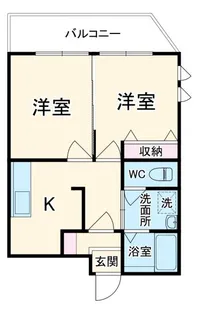 ダイヤモンドクレスト南柏【4階】の間取り