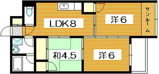 脇中ビル【3階】の間取り