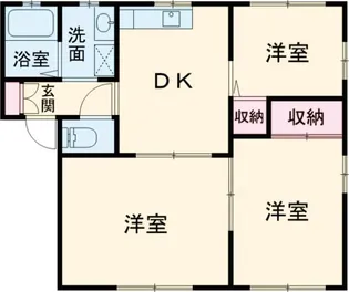 ロワール久保田A【2階】の間取り