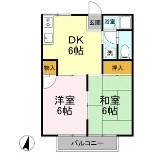 プレジール町田【2階】の間取り