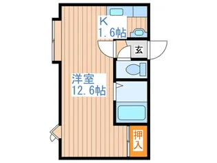 オーガニック石山【2階】の間取り