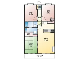 メゾンオーキッド【2階】の間取り