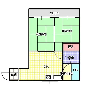 リバーヒル石津【3階】の間取り