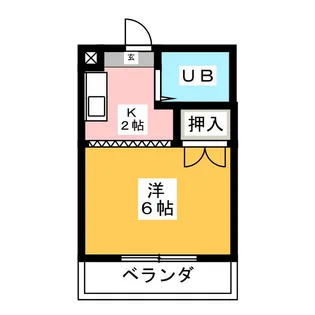 グリーンハイツ【4階】の間取り