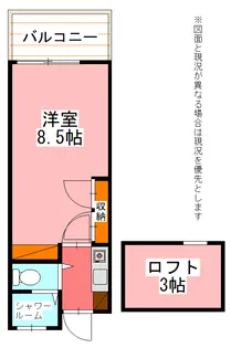 遊眠舎【2階】の間取り