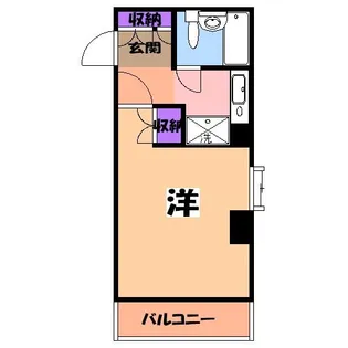 宇都宮フォーラムズ【4階】の間取り