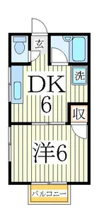 ヒルズルネッサンス【1階】の間取り