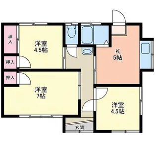 岡山県倉敷市福田町福田【一戸建】の間取り