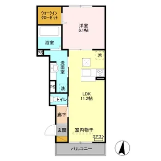 GRADO【1階】の間取り