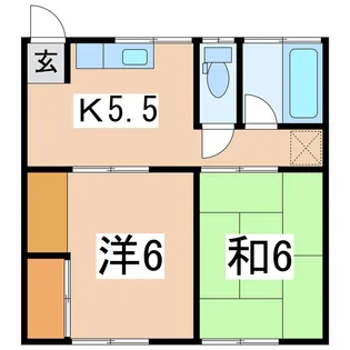 ミントレジデンス【2階】の間取り