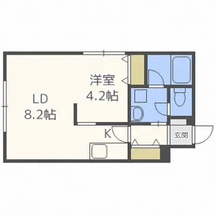 リアライズ発寒【1階】の間取り