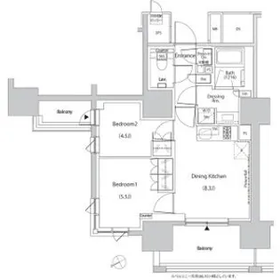 ザ・パークハビオ目白タワー【11階】の間取り