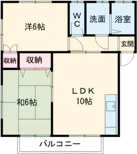 羽山レイク【1階】の間取り