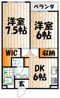 シェリール井堀通り【2階】の間取り