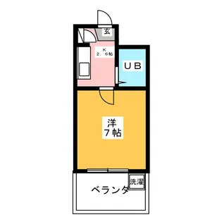 斉藤レジデンス【1階】の間取り