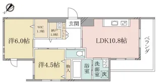 (シニア限定)ヘーベルヴィレッジ浦和南~ノーブルレジデンス~【2階】の間取り