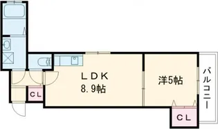 大阪府門真市上野口町【アパート】の間取り