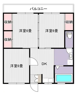ひかりハイツ【1階】の間取り