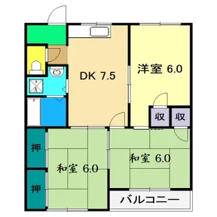 マンションベスタ【4階】の間取り