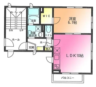ココメゾン【2階】の間取り