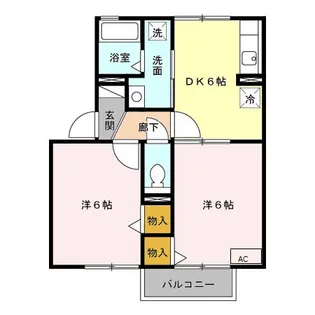 神奈川県相模原市緑区橋本8【アパート】の間取り