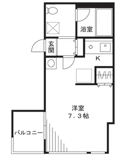 フローリエ細山F【4階】の間取り
