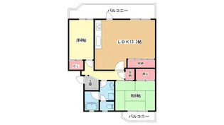 大阪府吹田市江坂町4【マンション】の間取り