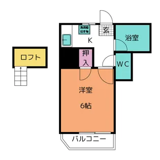 コーポ和【2階】の間取り