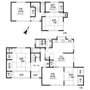愛知県名古屋市名東区高針4【一戸建】の間取り