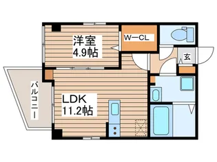 プラティーヌ千代田【3階】の間取り