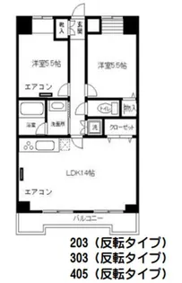 東京都板橋区赤塚4【マンション】の間取り
