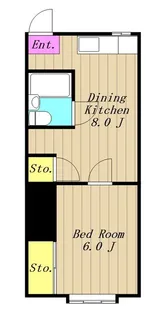 ココ・ユリーヌ【2階】の間取り