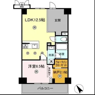 みらいビル【6階】の間取り