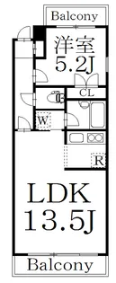 東京都中野区上高田3【マンション】の間取り