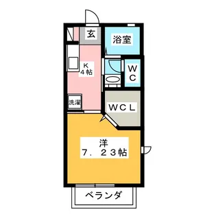 アン・マメゾン【2階】の間取り