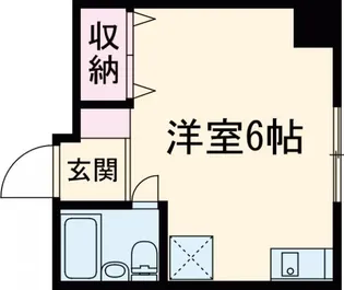 ハイツ樽屋町【5階】の間取り