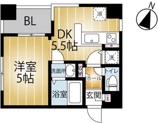 コンフォヤード東中野【7階】の間取り