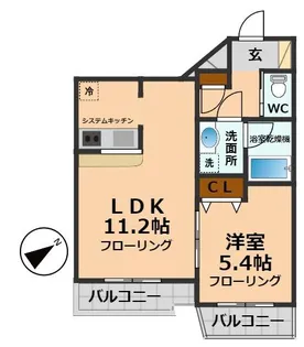 東京都杉並区永福2【マンション】の間取り