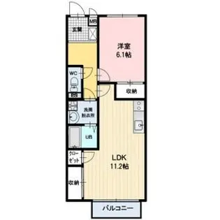 トゥルーハート【1階】の間取り