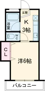 ヒルズエクセル【2階】の間取り