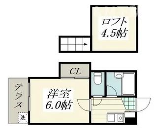 ジュネパレス北柏【1階】の間取り