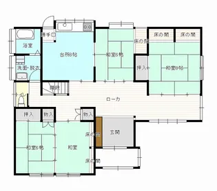 新潟県胎内市東本町【一戸建】の間取り