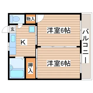 幸栄荘【3階】の間取り