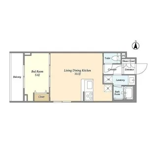 アヴァンカーサ三鷹【4階】の間取り