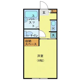 埼玉県蕨市塚越1【アパート】の間取り