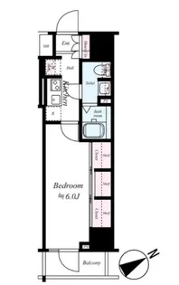 Log上野駅前【10階】の間取り