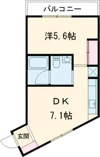 広島県広島市安佐南区大塚東2【アパート】の間取り