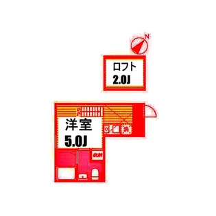 ベイルーム和田町【2階】の間取り