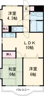 プレミール佐藤【3階】の間取り