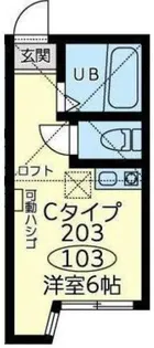 ユナイト新町アーウィンローズ【1階】の間取り